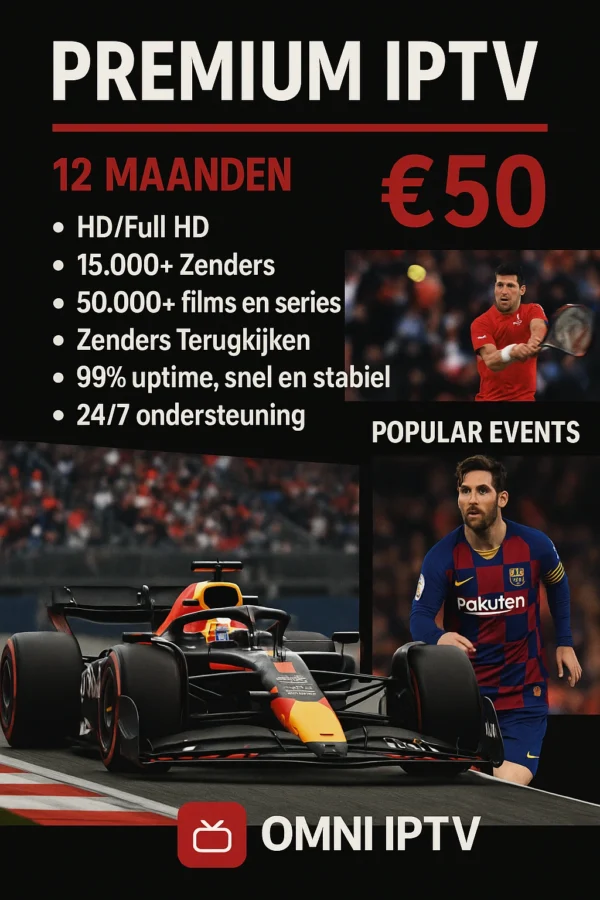 PREMIUM IPTV 1 JAAR