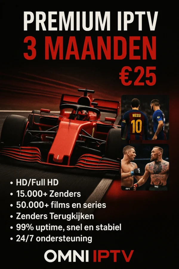 PREMIUM IPTV 3 MAAND