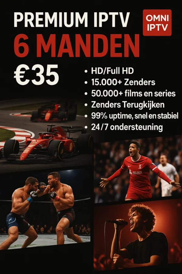 PREMIUM IPTV 6 MAAND