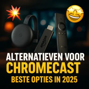 Alternatieven voor Chromecast: Beste opties in 2025