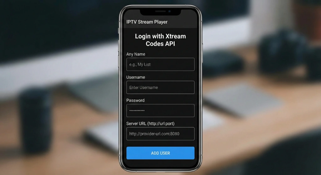 Zo voeg je jouw account toe via Xtream Codes